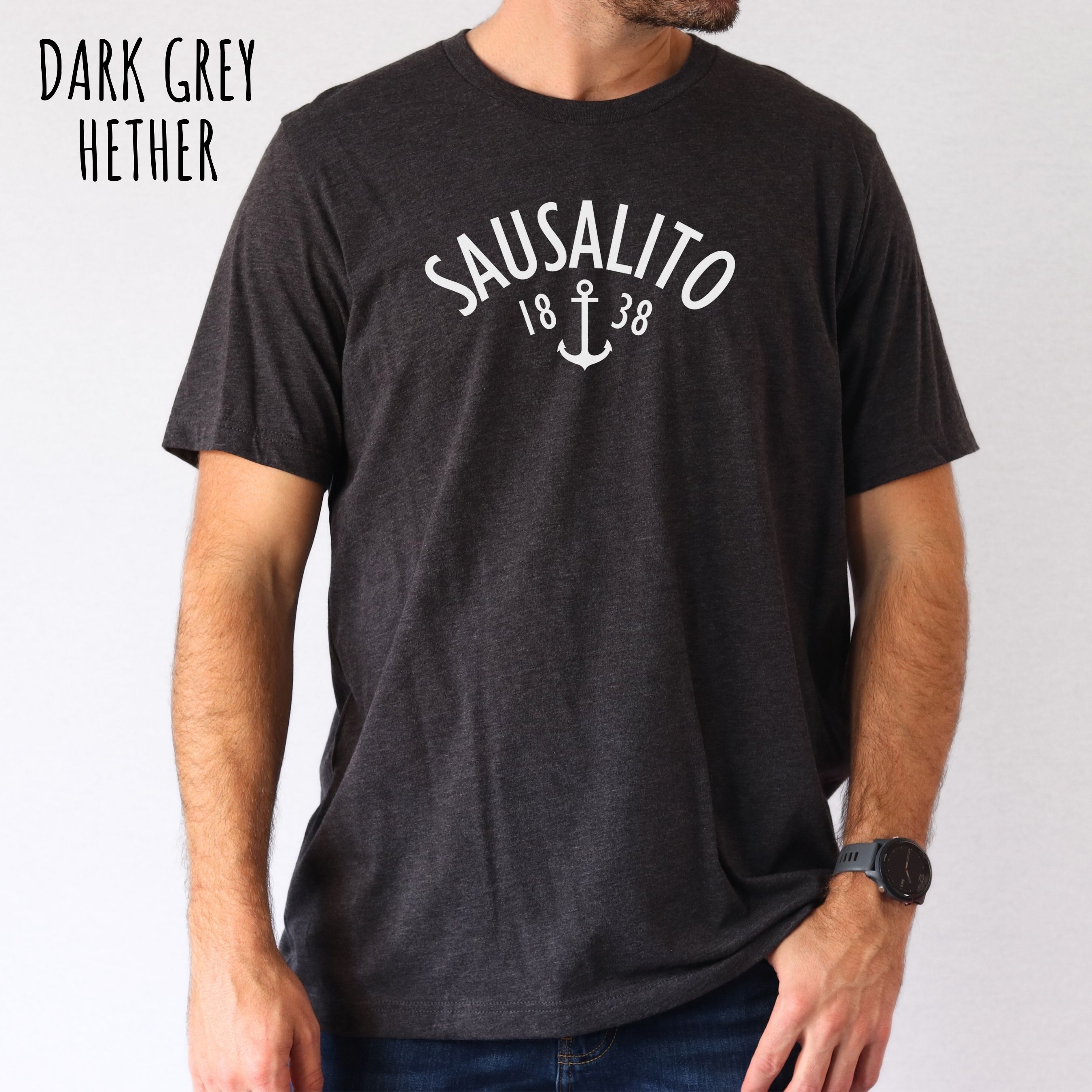 Sausalito shirt dark grey heather