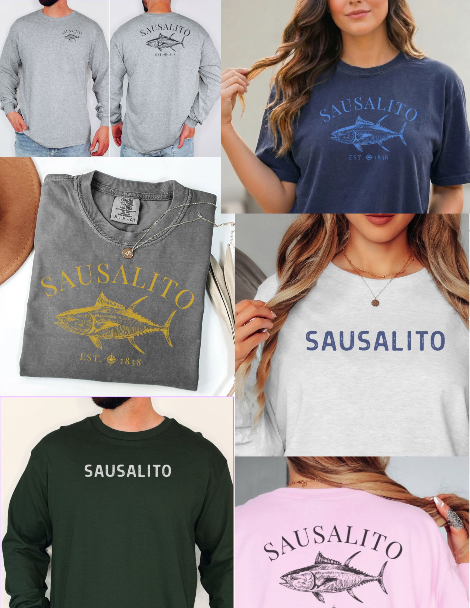 New Sausalito Shirts and Hats Available!